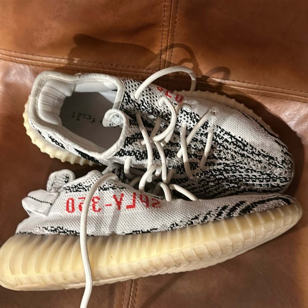 Zebra Yeezy boost